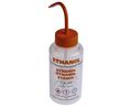 Spenderflasche, Quetschen, 500ml, Polyethylen niedriger Dichte (LDPE), Orange / Transparent Packung à 5 Stück
